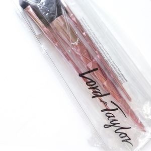 Lord & Taylor 3-Brush Set with Ziplock Pouch